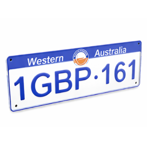ABS Backing Base Frame for License Plate