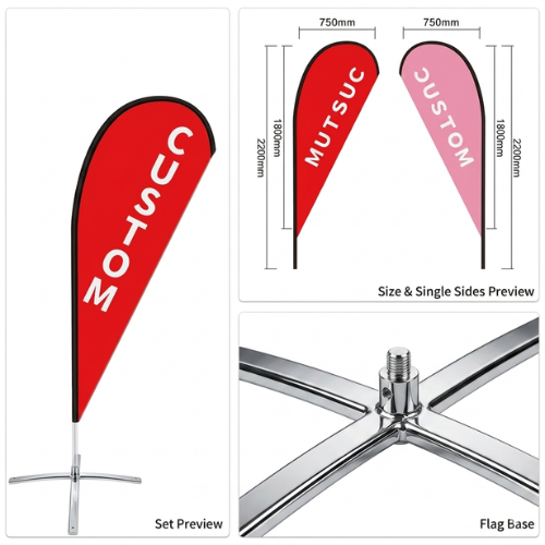 Tear Drop Flags