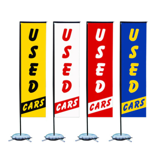 Car Dealership Used Car Advertising Flag
